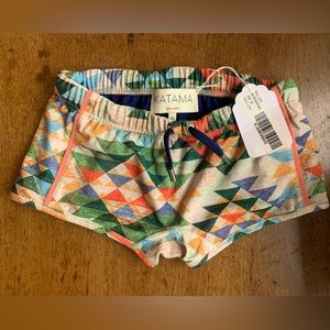 Katama brief swimsuit - jute geo multi colors